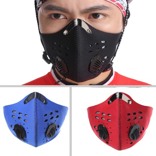KN95 Cycling Face Mask PM 2.5 Anti-Pollution Filter Bike Mask Activated 